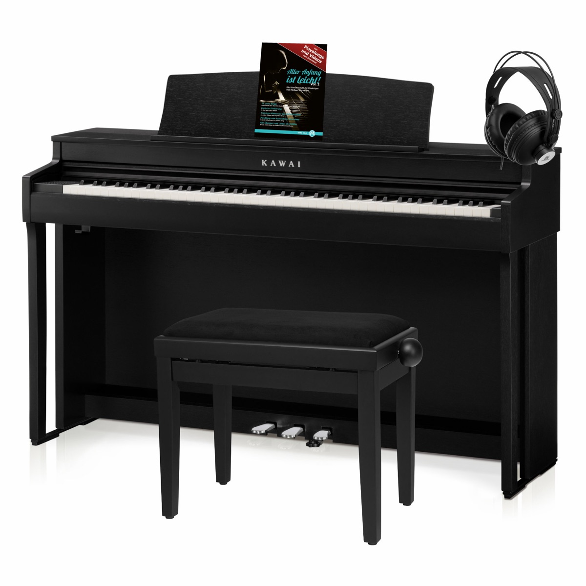 Exemple de piano numérique Kawai avec clavier de 88 touches